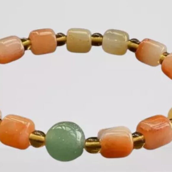 NWT 8mm Certified Natural Jade Round Beads Bracelet. Fashion Charm‎ Bracelet. - Picture 4 of 16